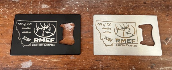 Laser engraved metal bottle openers