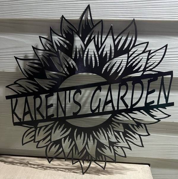 Custom plasma metal art